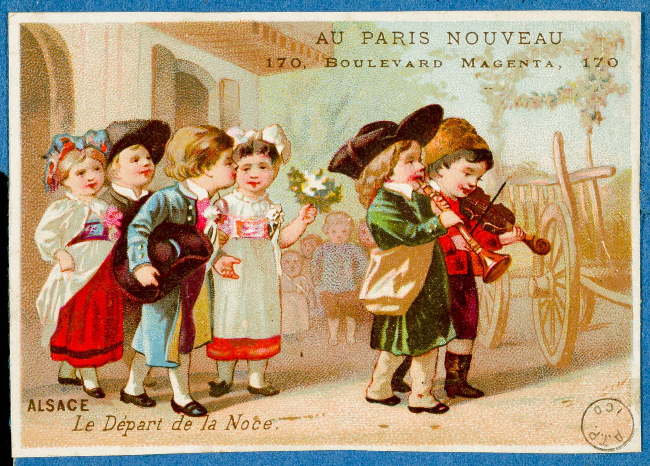 estampe Le Départ de la Noce. 1973.54.92 Photo Mucem