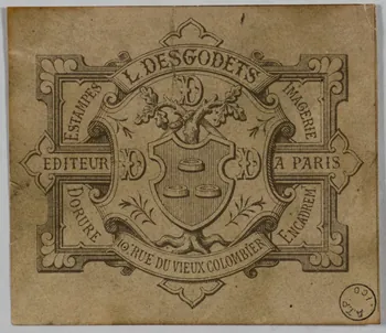 estampe L. DESGODETS  EDITEUR A PARIS 1973.54.99 Photo Mucem