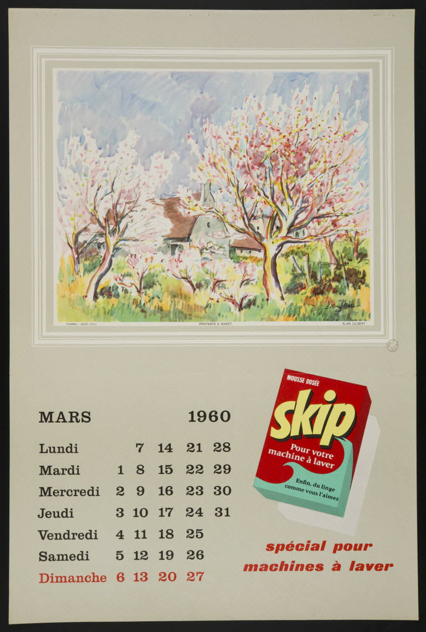 estampe PRINTEMPS A MARZY 1973.59.30 Photo Mucem