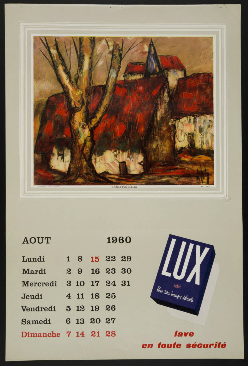 estampe ENVIRONS D'AIX-LES-BAINS 1973.59.34 Photo Mucem