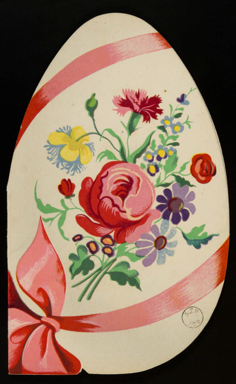 estampe Oeuf peint 1973.59.9.1/2 Photo Mucem