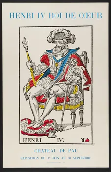 estampe HENRI IV ROI DE COEUR  CHATEAU DE PAU  EXPOSITION DU 1er JUIN AU 30 SEPTEMBRE 1973.90.11 Photo Mucem