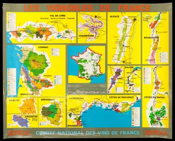 estampe LES VIGNOBLES DE FRANCE 1973.90.15 Photo Mucem