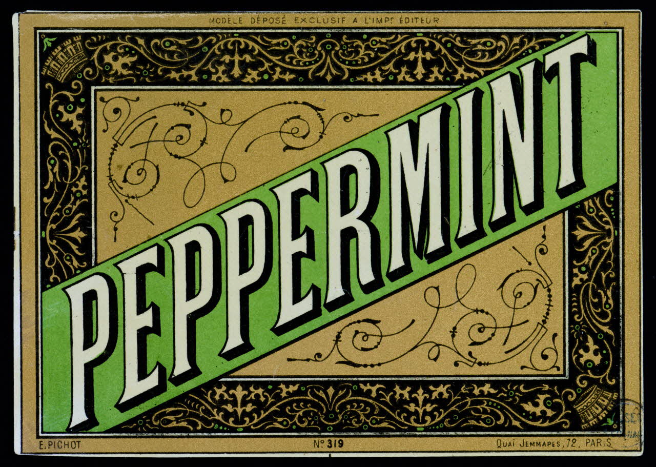 estampe PEPPERMINT 1973.90.31 Photo Mucem
