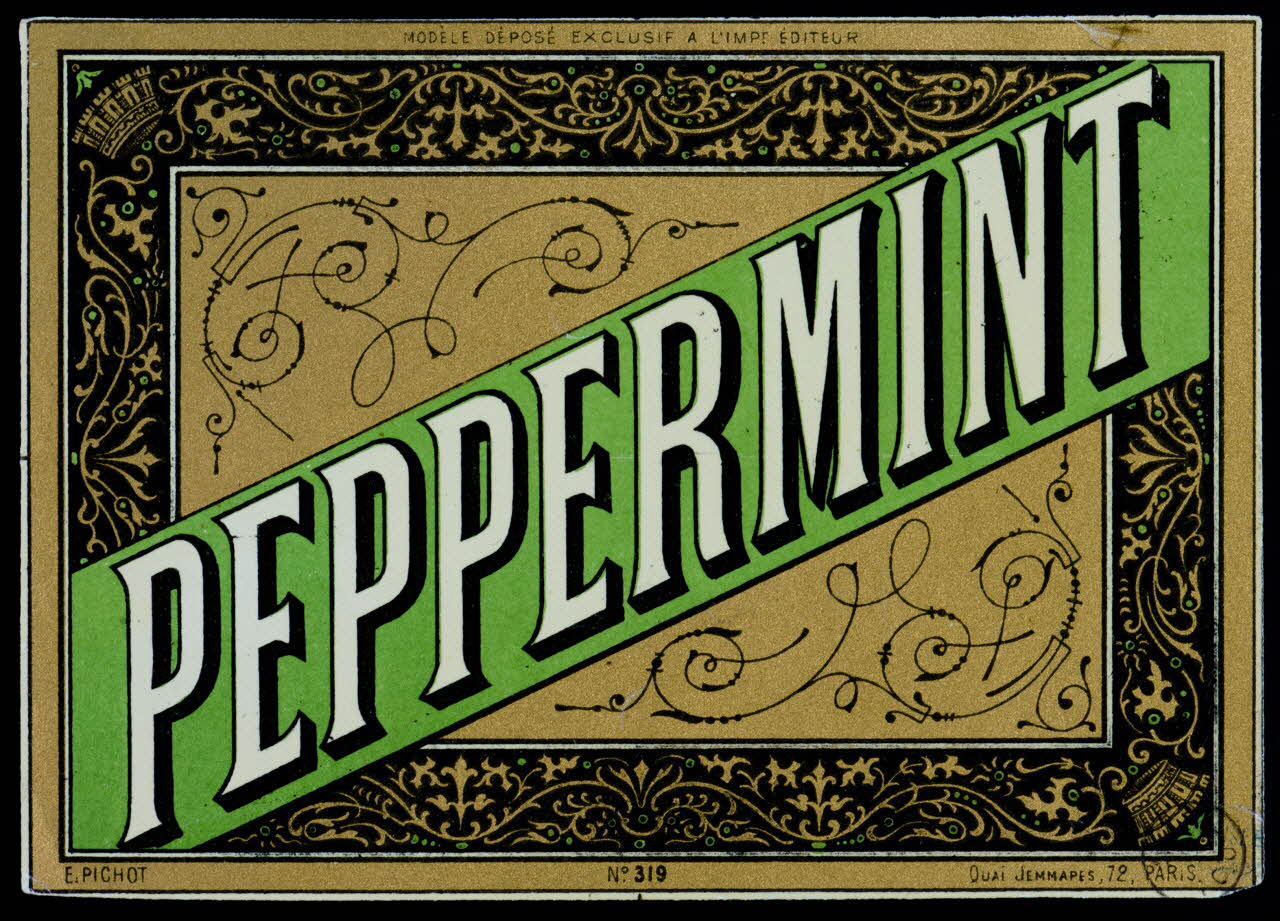 estampe PEPPERMINT 1973.90.32 Photo Mucem