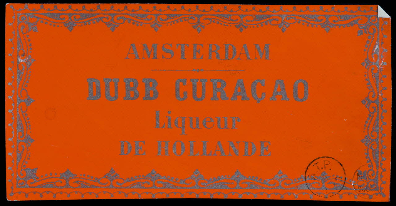estampe AMSTERDAM  DUBB CURACAO  Liqueur  DE HOLLANDE 1973.90.33 Photo Mucem