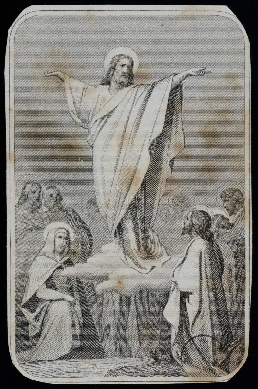 estampe Christ ressuscité 1973.95.114 Photo Mucem