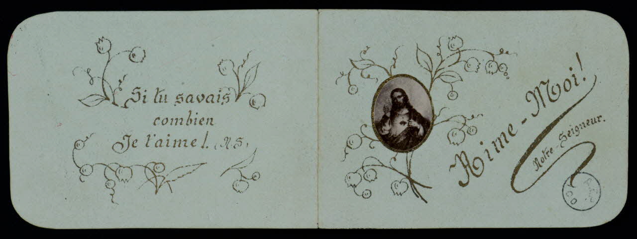 estampe Aime-Moi !  Notre-Seigneur. 1973.95.126 Photo Mucem