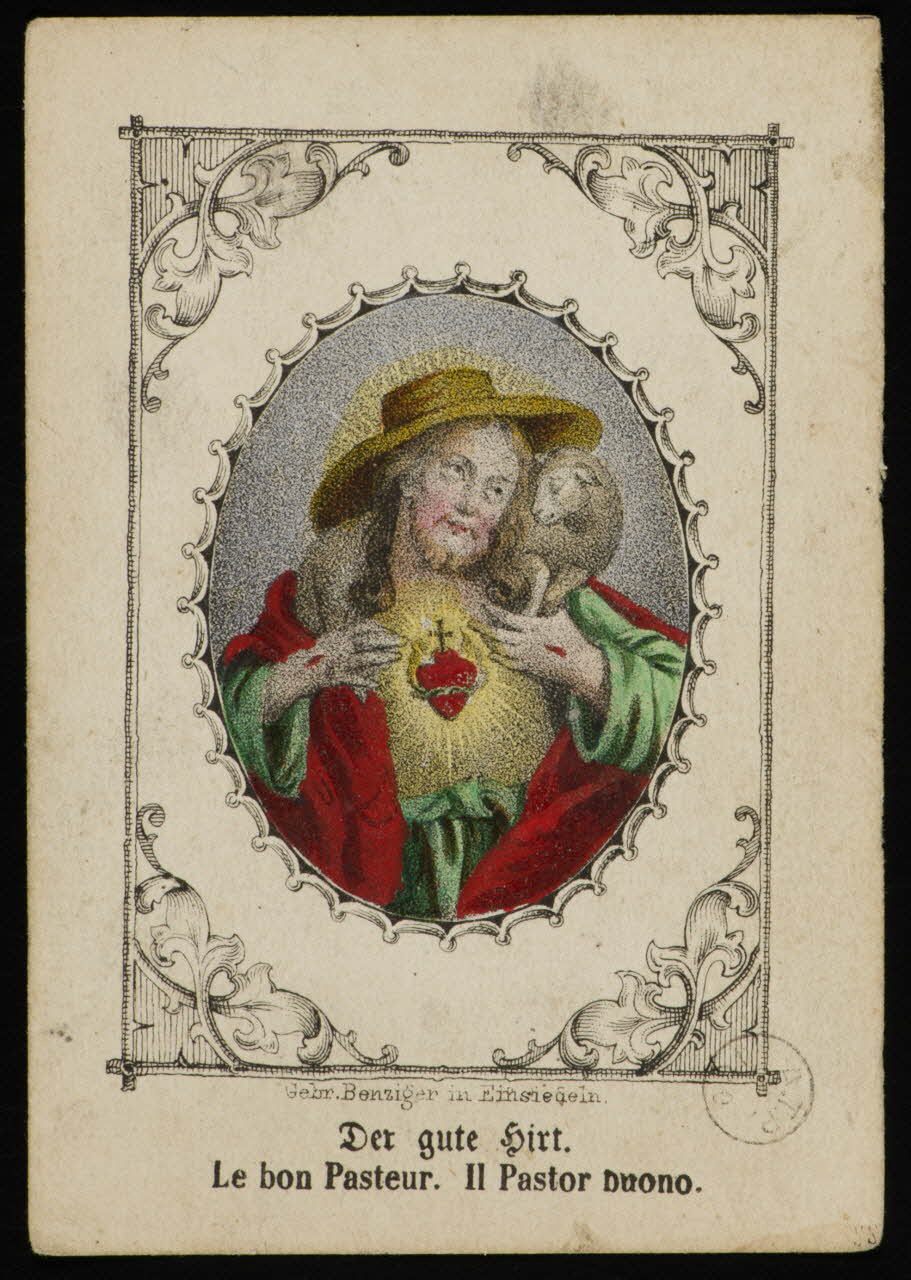 estampe Le bon Pasteur. 1973.95.13 Photo Mucem