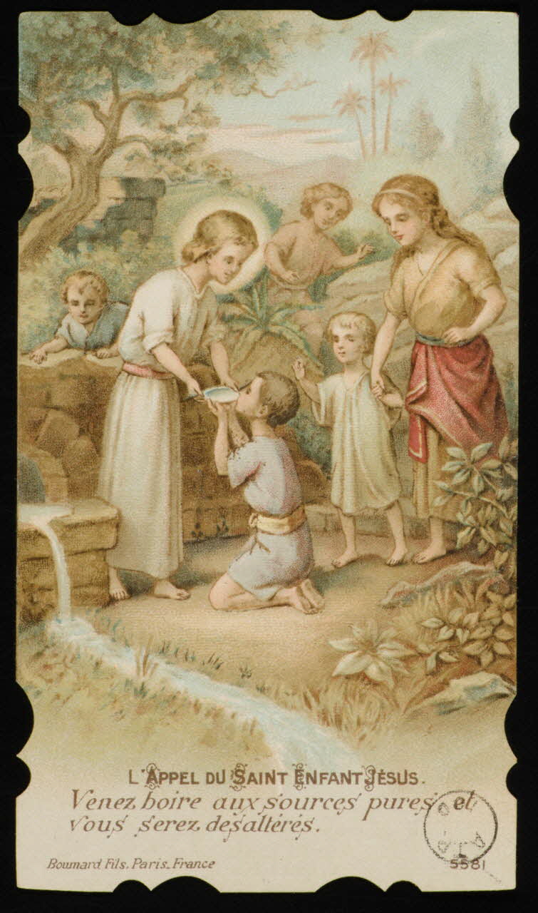 estampe L'APPEL DU SAINT ENFANT JESUS. 1973.95.24 Photo Mucem