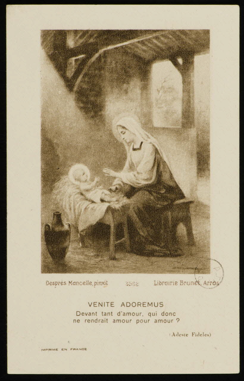 estampe VENITE ADOREMUS 1973.95.29 Photo Mucem