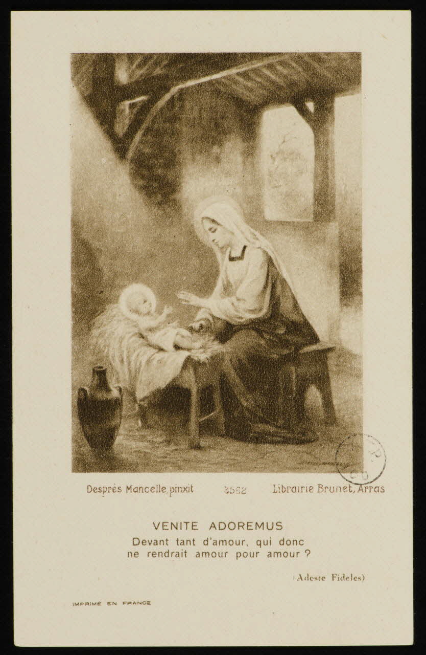 estampe VENITE ADOREMUS 1973.95.30 Photo Mucem