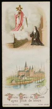 estampe Divin Coeur de Jésus  ayez pitié de nous. 1973.95.37  Photo Mucem