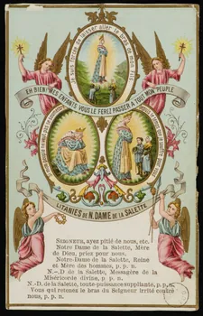 estampe LITANIES DE N. DAME DE LA SALETTE 1973.95.42 Photo Mucem