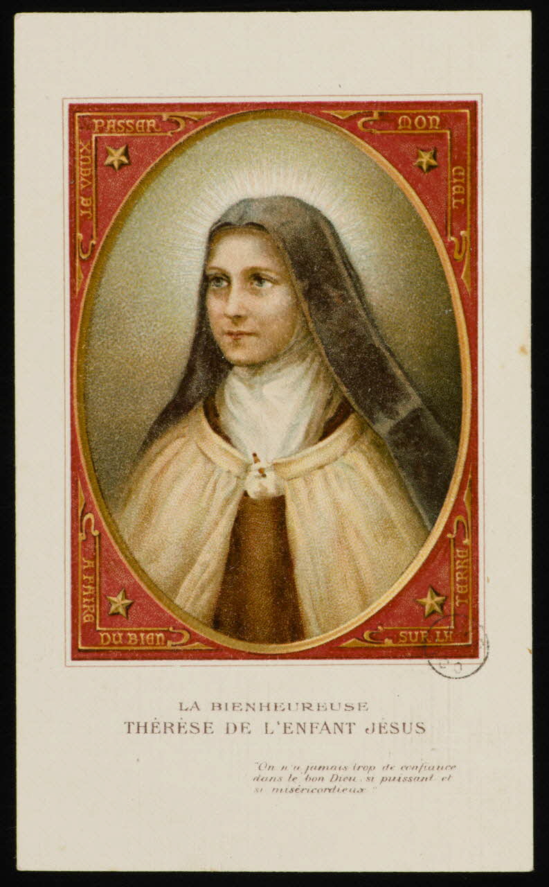 estampe LA BIENHEUREUSE  THERESE DE L'ENFANT JESUS 1973.95.54 Photo Mucem