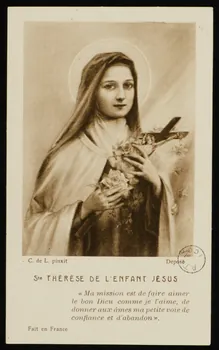 estampe Ste THERESE DE L'ENFANT JESUS 1973.95.56 Photo Mucem