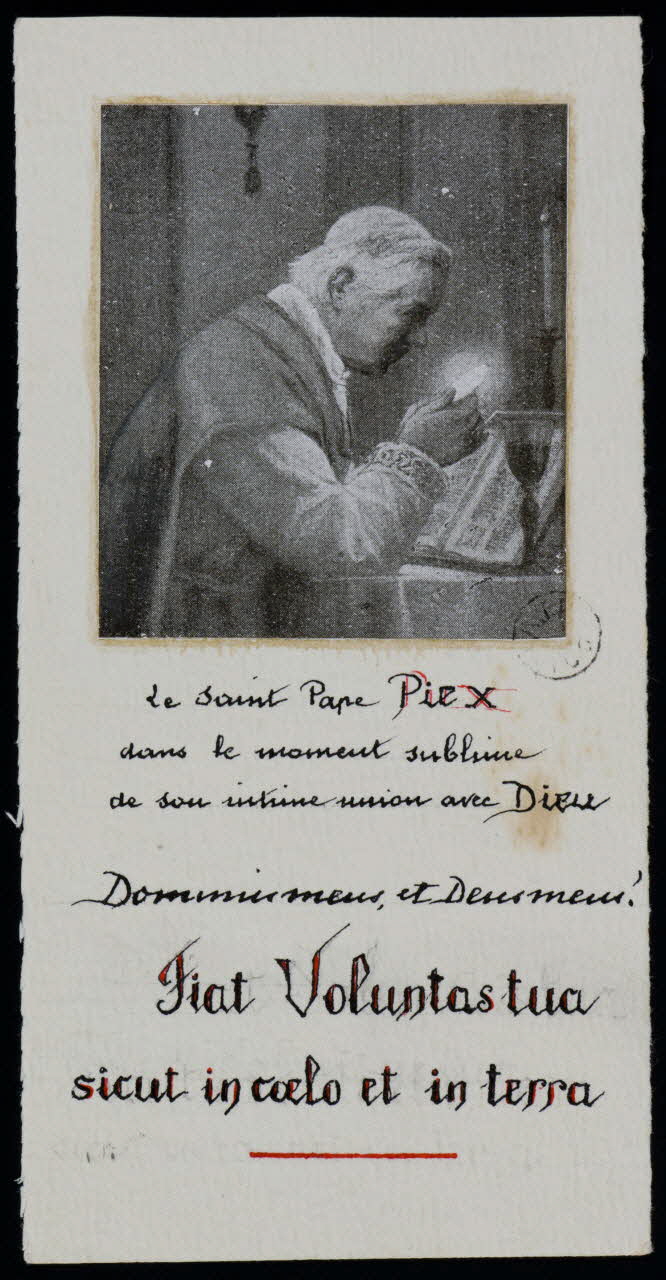 estampe Le Saint Pape Pie X 1973.95.64 Photo Mucem