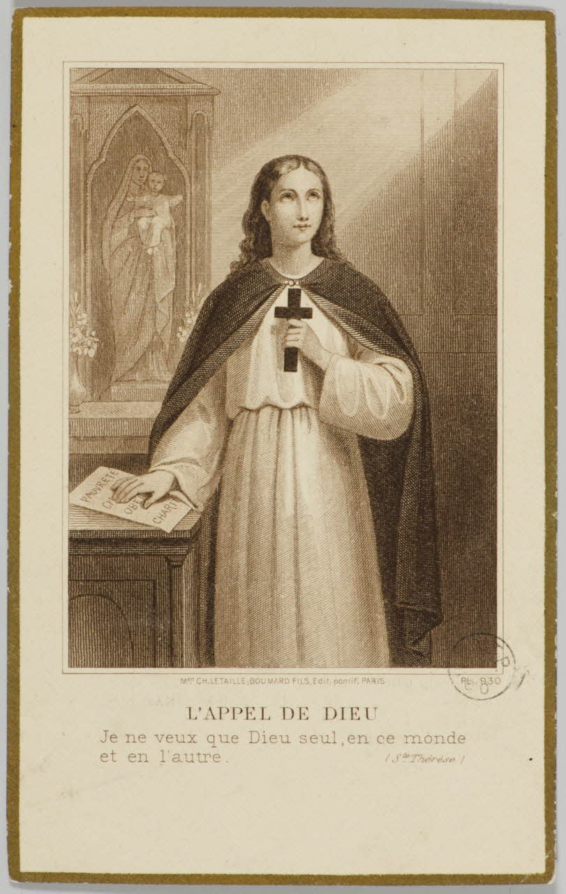 estampe L'APPEL DE DIEU 1973.95.66 Photo Mucem