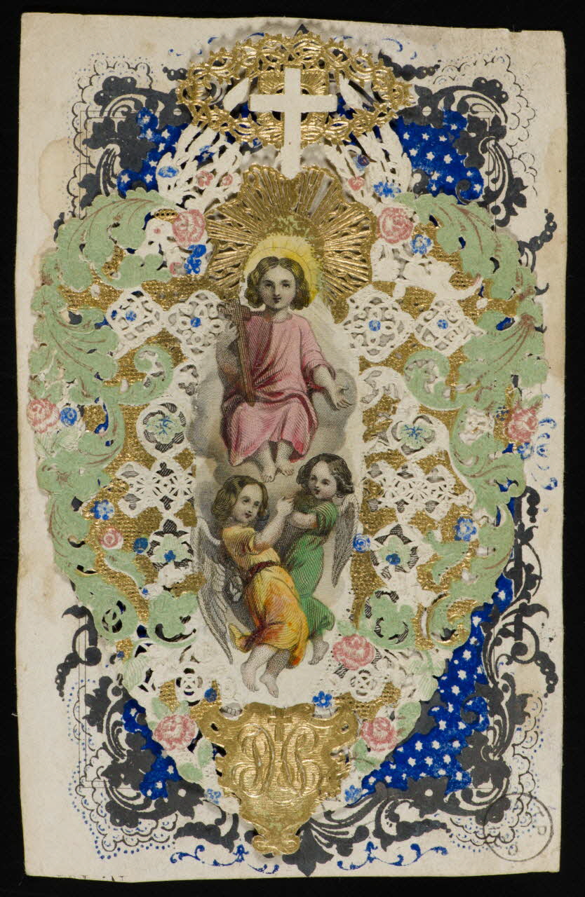 estampe Enfant Jésus et angelots 1973.95.7 Photo Mucem