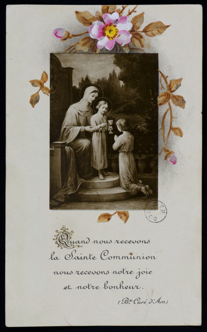 estampe Carte religieuse 1973.95.71 Photo Mucem