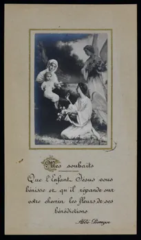 estampe Carte religieuse 1973.95.73 Photo Mucem