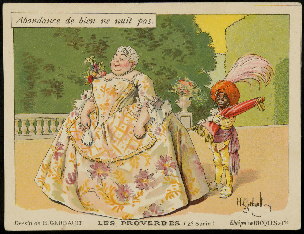 carte réclame chromo 1974.19.104 Photo Mucem