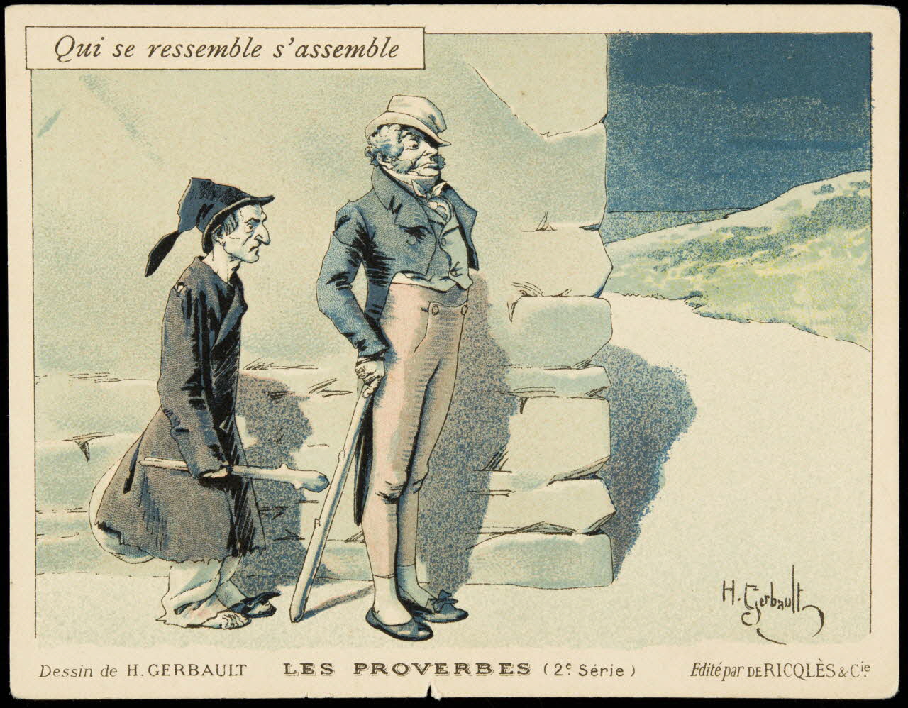 carte réclame chromo 1974.19.108 Photo Mucem