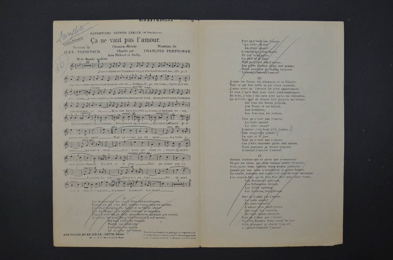 chanson petit format 1965.148.13 Photo Mucem