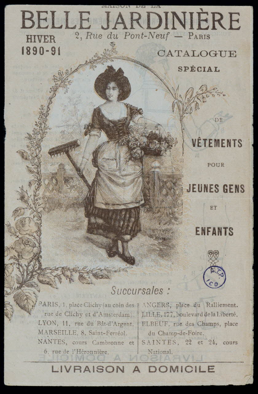 estampe BELLE JARDINIERE 1974.44.37 Photo Mucem