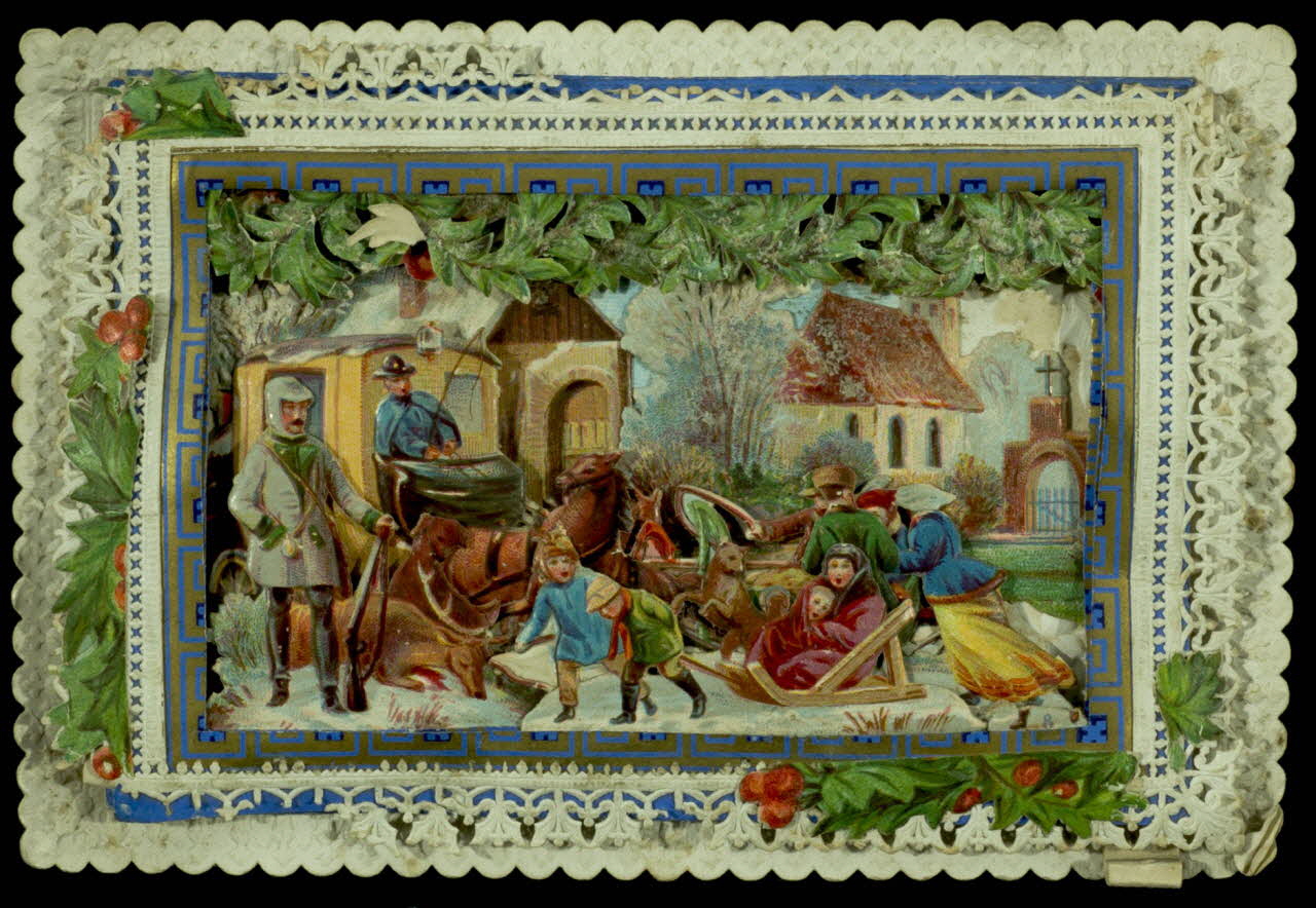 estampe Scènes hivernales 1974.50.1019 Photo Mucem