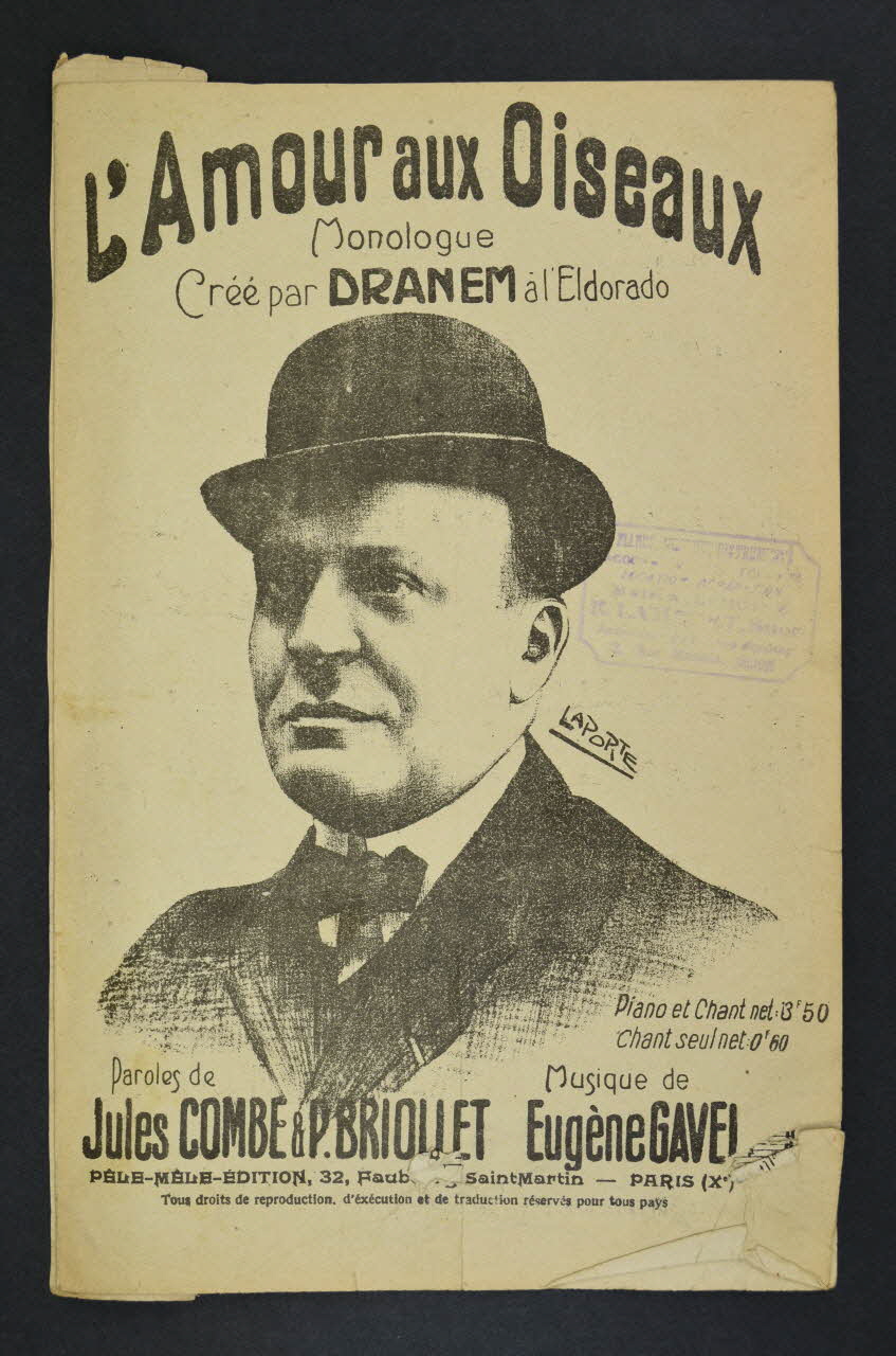 chanson petit format 1966.139.13 Photo Mucem