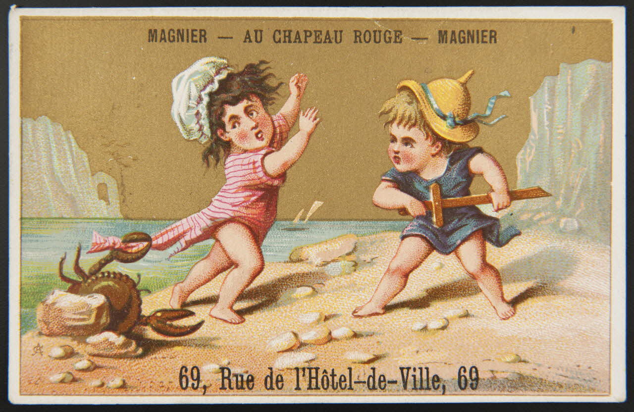 carte réclame Ne crains rien j'ai mon sabre 1974.50.1031 Photo Mucem