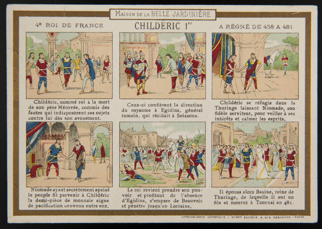 carte réclame CHILDERIC 1er 1974.50.139 Photo Mucem
