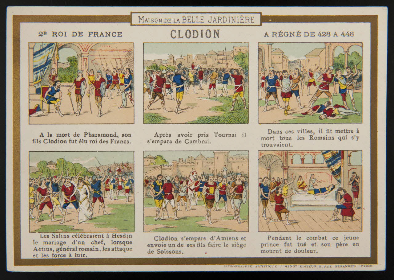 carte réclame CLODION 1974.50.141 Photo Mucem