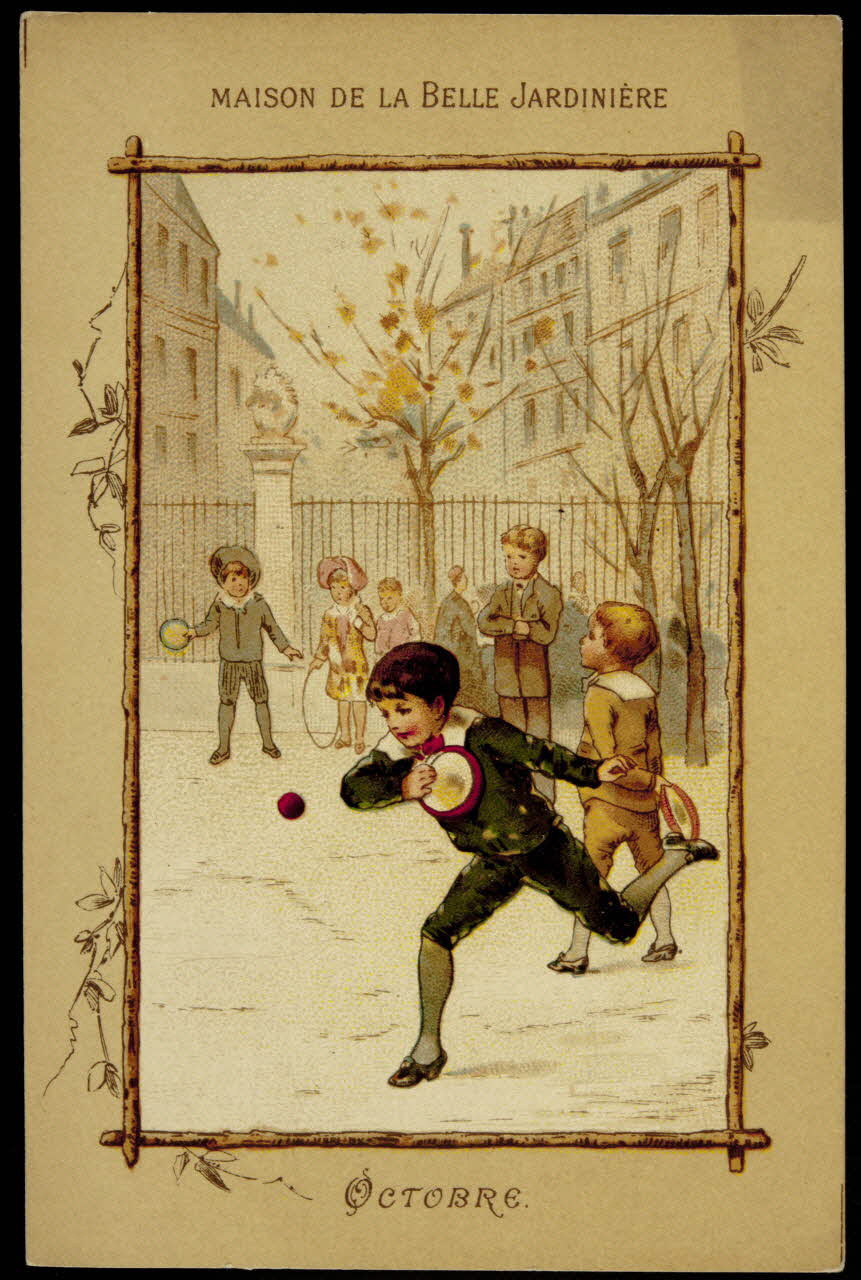 carte réclame OCTOBRE. 1974.50.145 Photo Mucem