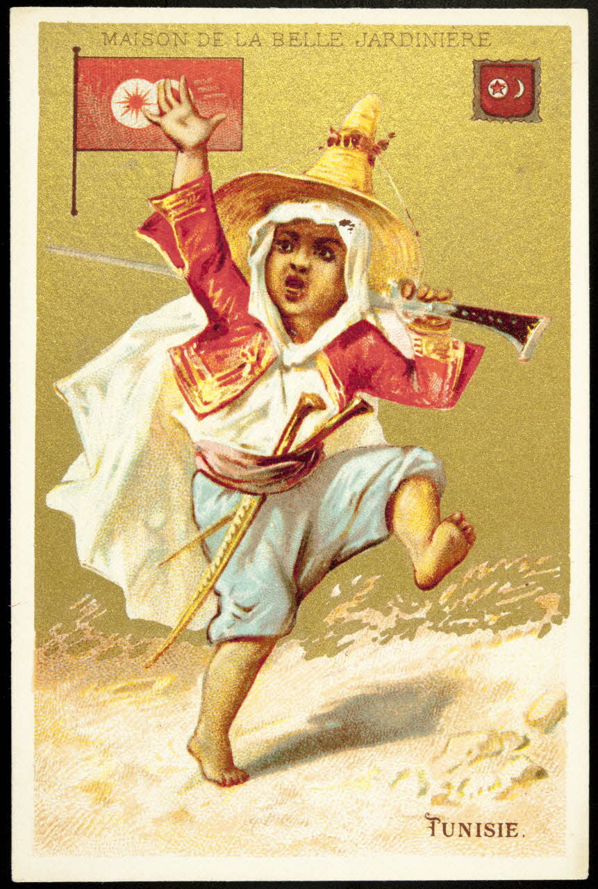 carte réclame TUNISIE. 1974.50.155 Photo Mucem