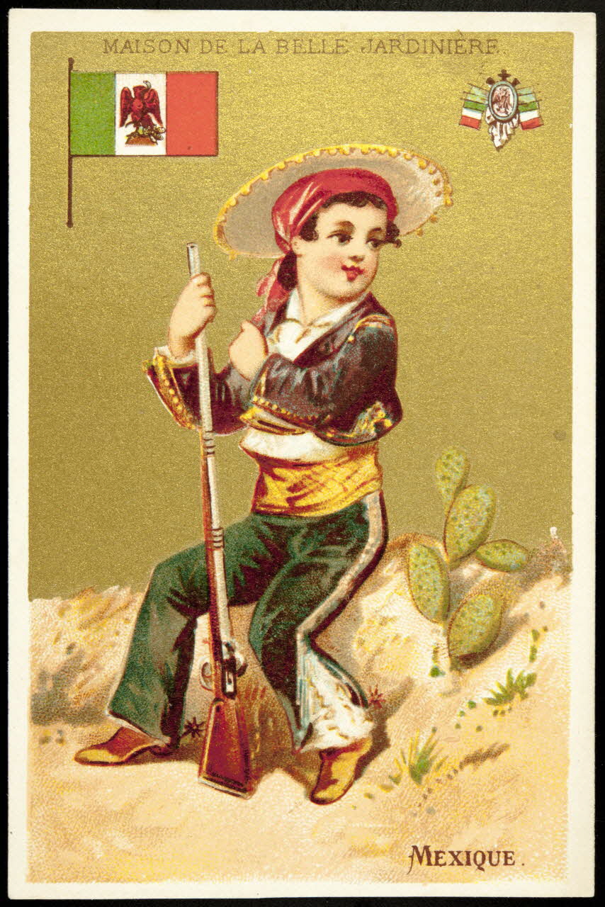 carte réclame MEXIQUE. 1974.50.156 Photo Mucem