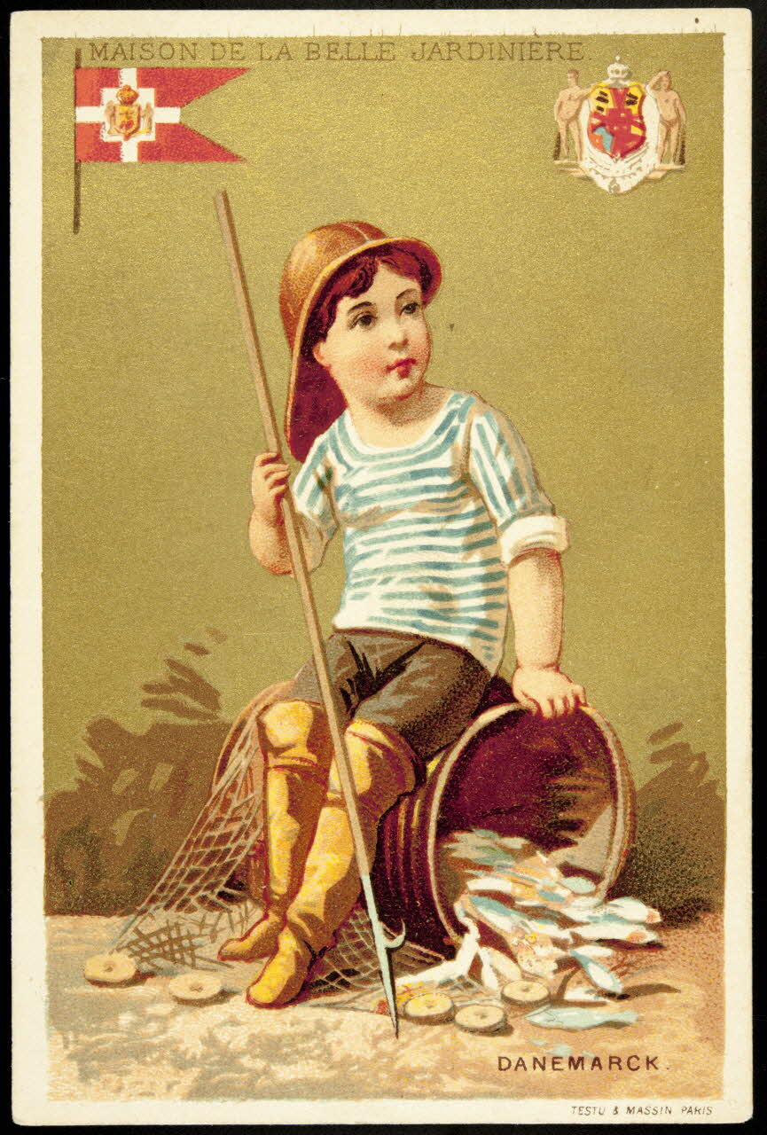 carte réclame DANEMARCK. 1974.50.157 Photo Mucem