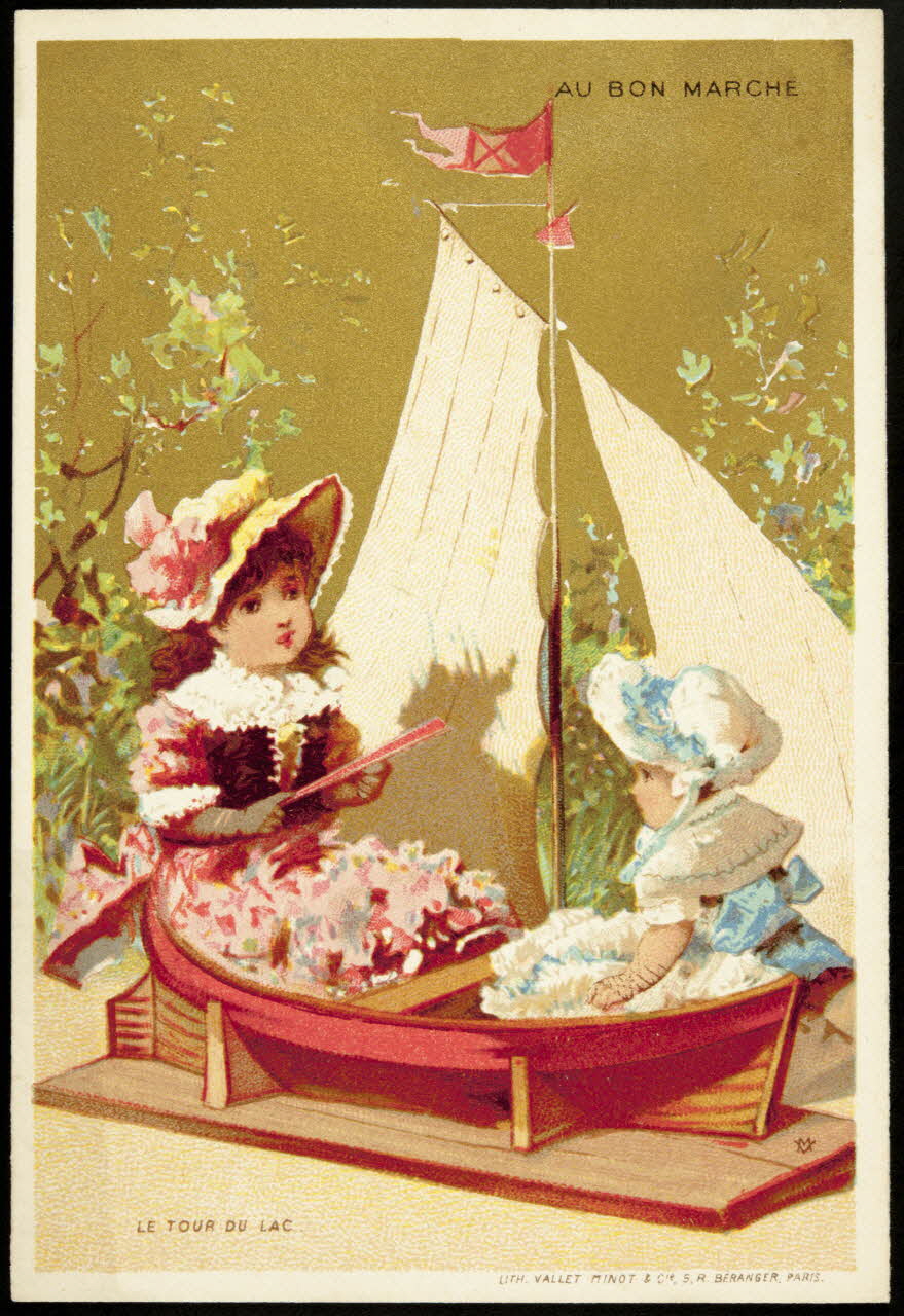 carte réclame LE TOUR DU LAC. 1974.50.164 Photo Mucem