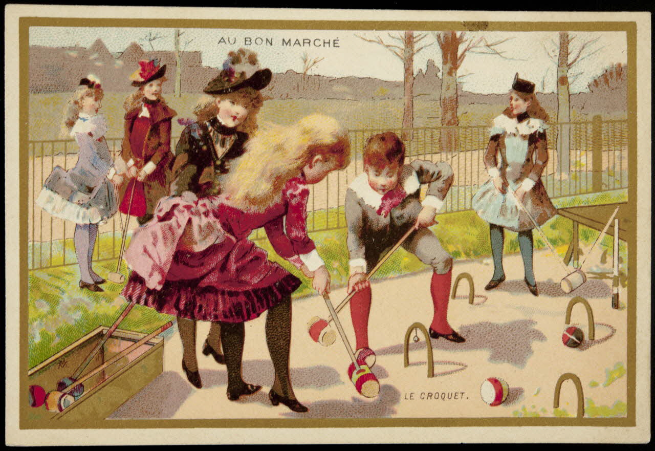 carte réclame LE CROQUET. 1974.50.176 Photo Mucem