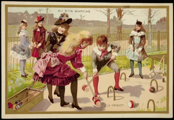 carte réclame LE CROQUET. 1974.50.176 Photo Mucem