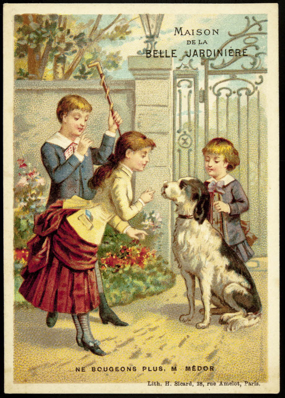 carte réclame NE BOUGEONS PLUS, M. MEDOR 1974.50.19 Photo Mucem