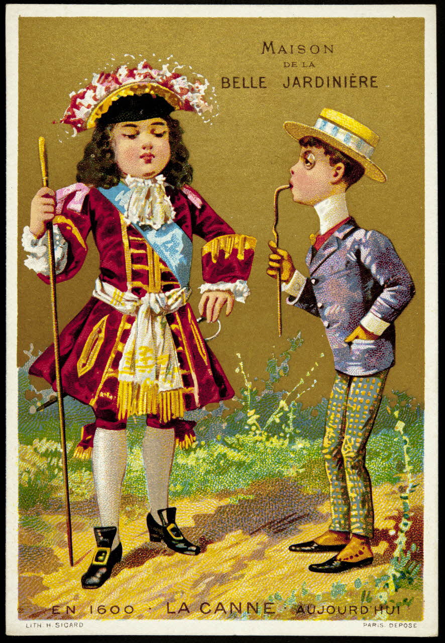 carte réclame EN 1600 . LA CANNE . AUJOURD'HUI 1974.50.22 Photo Mucem