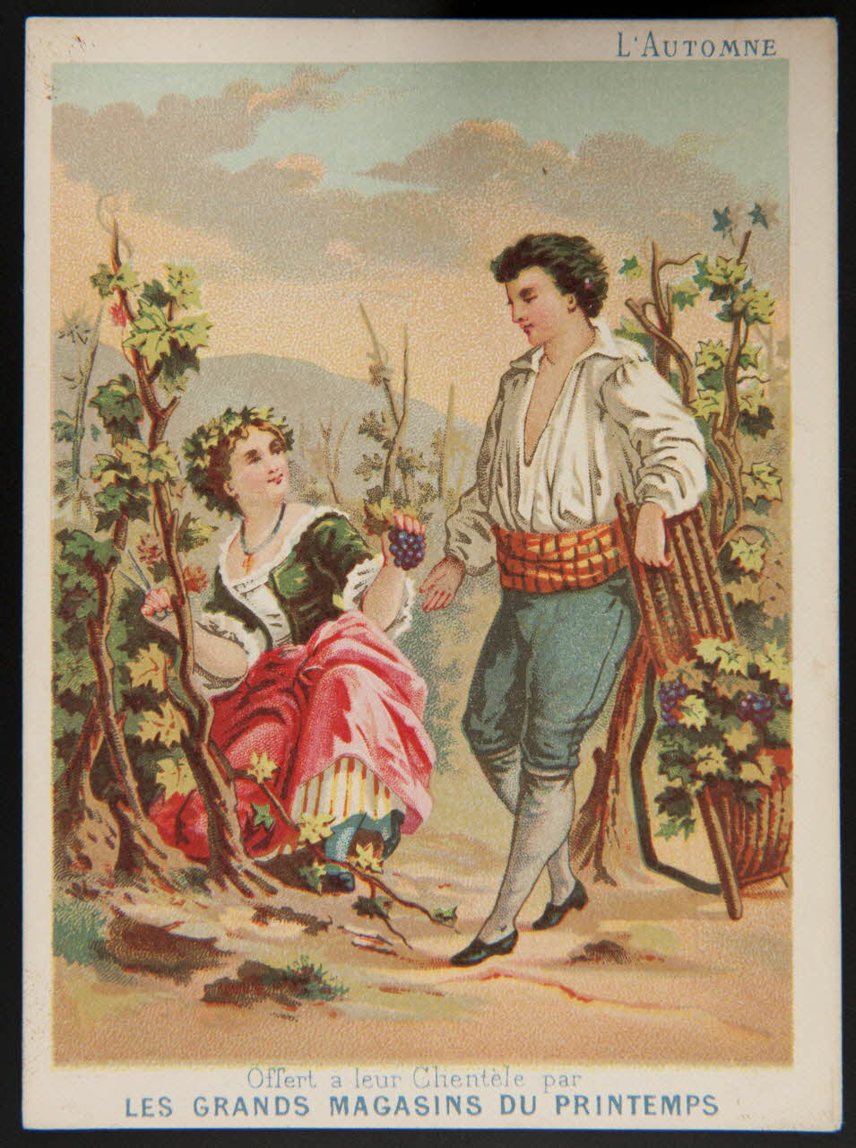 carte réclame L' AUTOMNE 1974.50.232 Photo Mucem