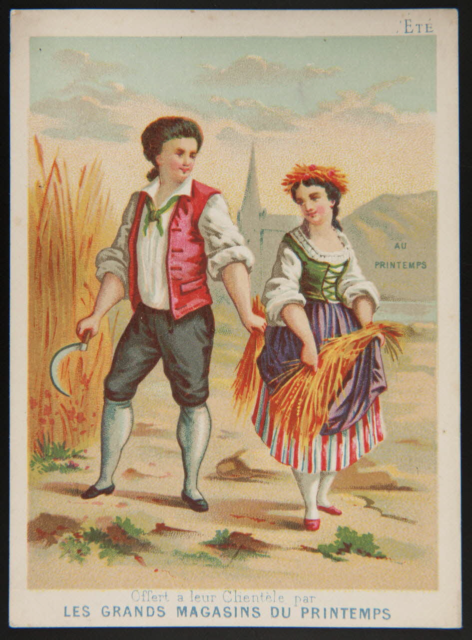 carte réclame L'ETE 1974.50.233 Photo Mucem