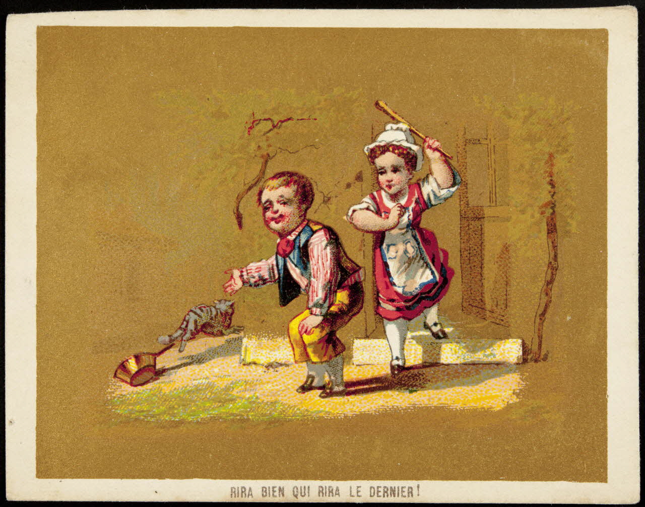 carte réclame RIRA BIEN QUI RIRA LE DERNIER ! 1974.50.245 Photo Mucem
