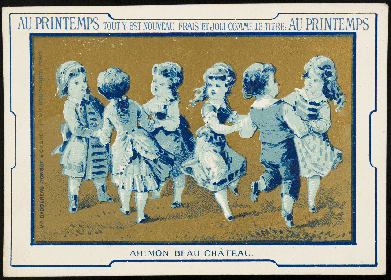 carte réclame AH ! MON BEAU CHATEAU. 1974.50.253 Photo Mucem
