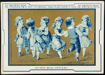 carte réclame AH ! MON BEAU CHATEAU. 1974.50.253  Photo Mucem