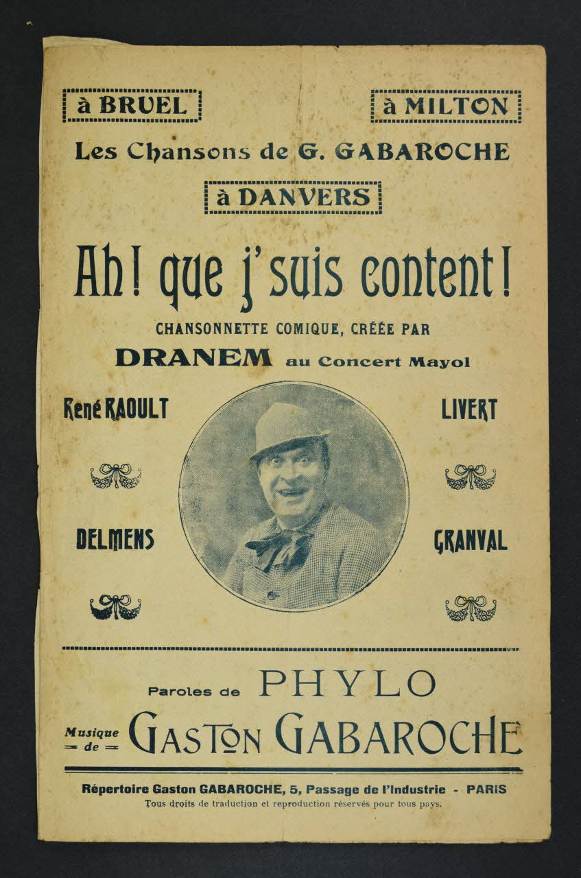 chanson petit format 1966.139.16 Photo Mucem