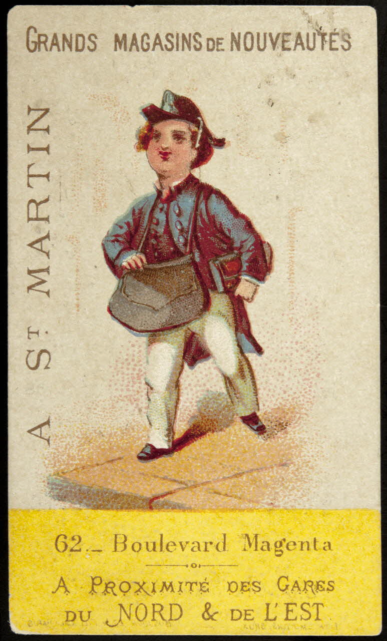 carte réclame A ST. MARTIN 1974.50.315 Photo Mucem